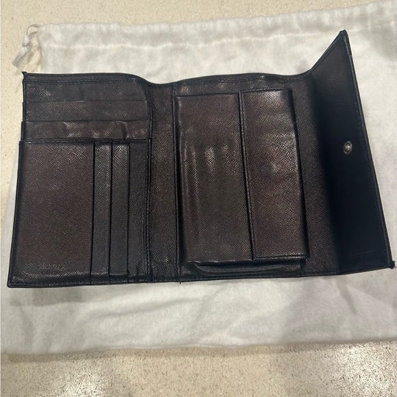 PRADA Black Nylon Wallet 4x6” - Picture 3 of 12